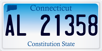 CT license plate AL21358