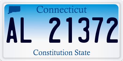 CT license plate AL21372