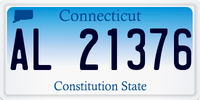 CT license plate AL21376