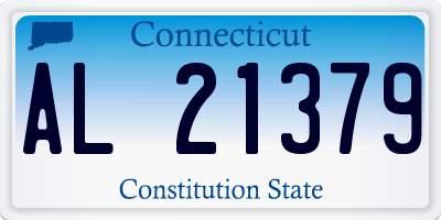 CT license plate AL21379