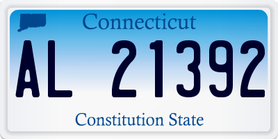 CT license plate AL21392