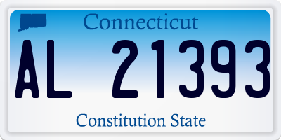 CT license plate AL21393