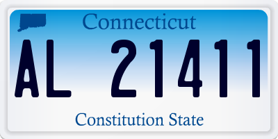 CT license plate AL21411