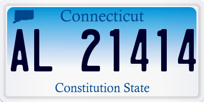 CT license plate AL21414