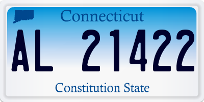 CT license plate AL21422