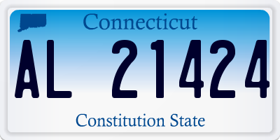 CT license plate AL21424
