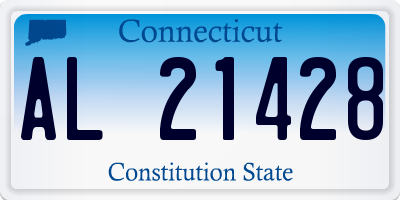 CT license plate AL21428