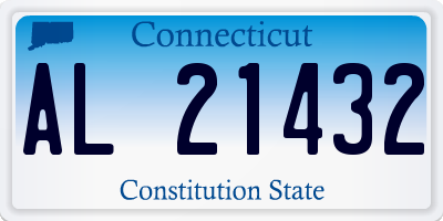 CT license plate AL21432