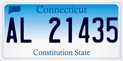 CT license plate AL21435
