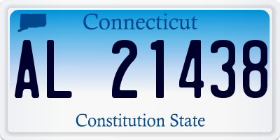 CT license plate AL21438