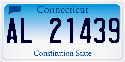 CT license plate AL21439