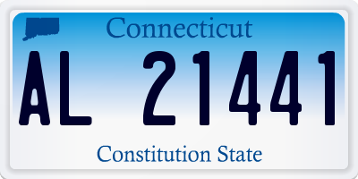 CT license plate AL21441
