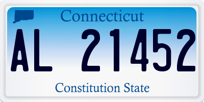 CT license plate AL21452