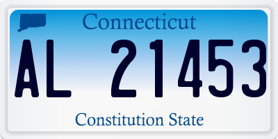 CT license plate AL21453