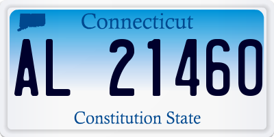 CT license plate AL21460