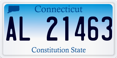 CT license plate AL21463