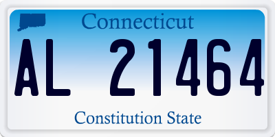 CT license plate AL21464