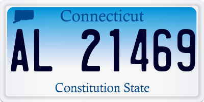 CT license plate AL21469