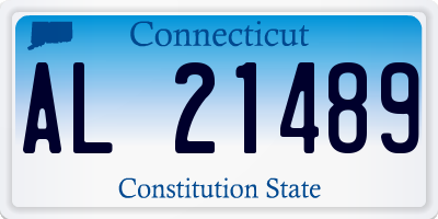 CT license plate AL21489
