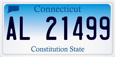CT license plate AL21499