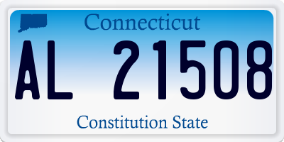 CT license plate AL21508