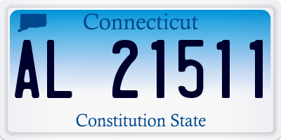 CT license plate AL21511