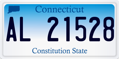 CT license plate AL21528