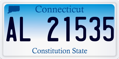 CT license plate AL21535