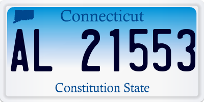 CT license plate AL21553