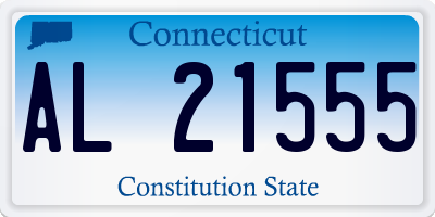 CT license plate AL21555