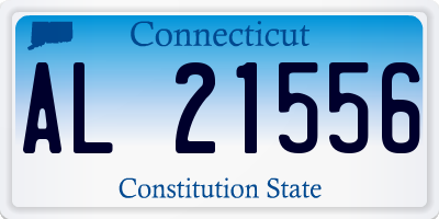CT license plate AL21556