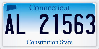CT license plate AL21563