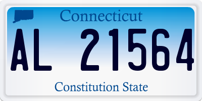 CT license plate AL21564