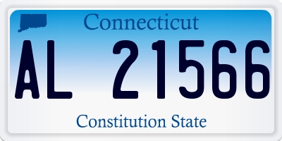 CT license plate AL21566