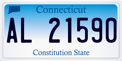 CT license plate AL21590