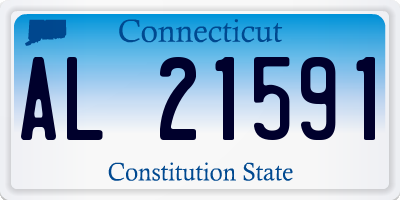 CT license plate AL21591