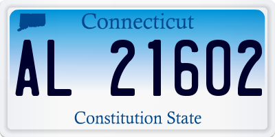 CT license plate AL21602