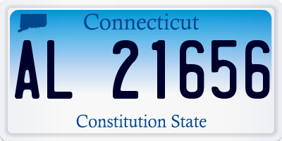 CT license plate AL21656