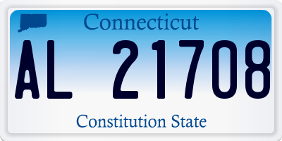 CT license plate AL21708