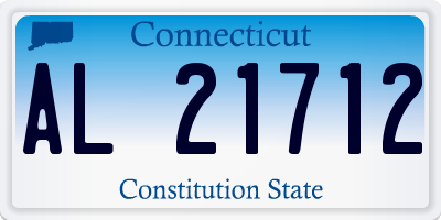 CT license plate AL21712