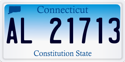 CT license plate AL21713