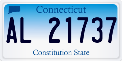 CT license plate AL21737