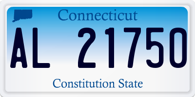 CT license plate AL21750