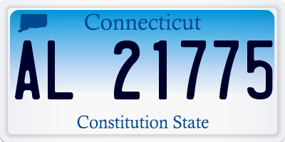 CT license plate AL21775