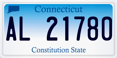 CT license plate AL21780