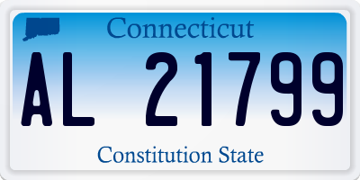 CT license plate AL21799