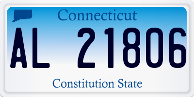 CT license plate AL21806