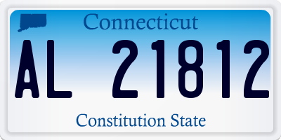 CT license plate AL21812