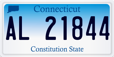 CT license plate AL21844