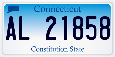 CT license plate AL21858